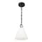 Z-Lite Alaric 1 Light Pendant, 10in. W x 10.75in. H, Matte Black 3042P10-MB - alternate 6